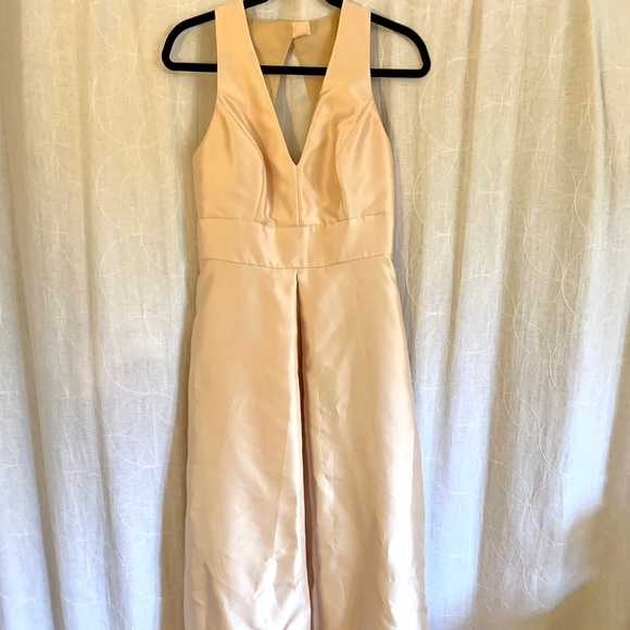 Alfred Sung D747 Champagne gown size 10 - Picture 5 of 9